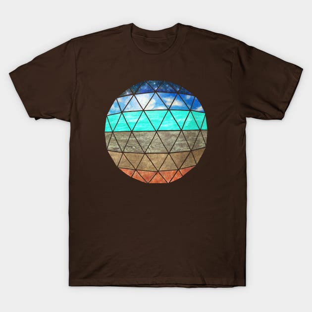 Geodesic 2 T-Shirt by Terry Fan